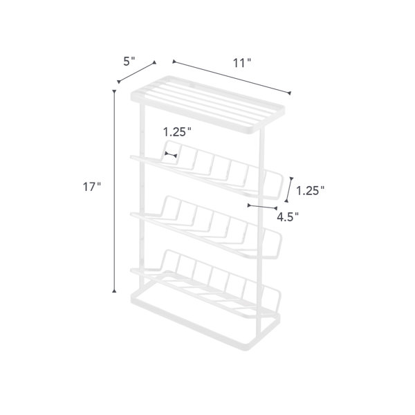 Yamazaki USA Tower Yamazaki Home Free Standing Shower Caddy